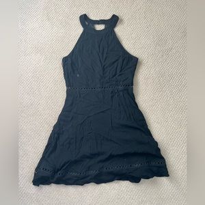Francesca’s Blue Rain mini dress black size medium